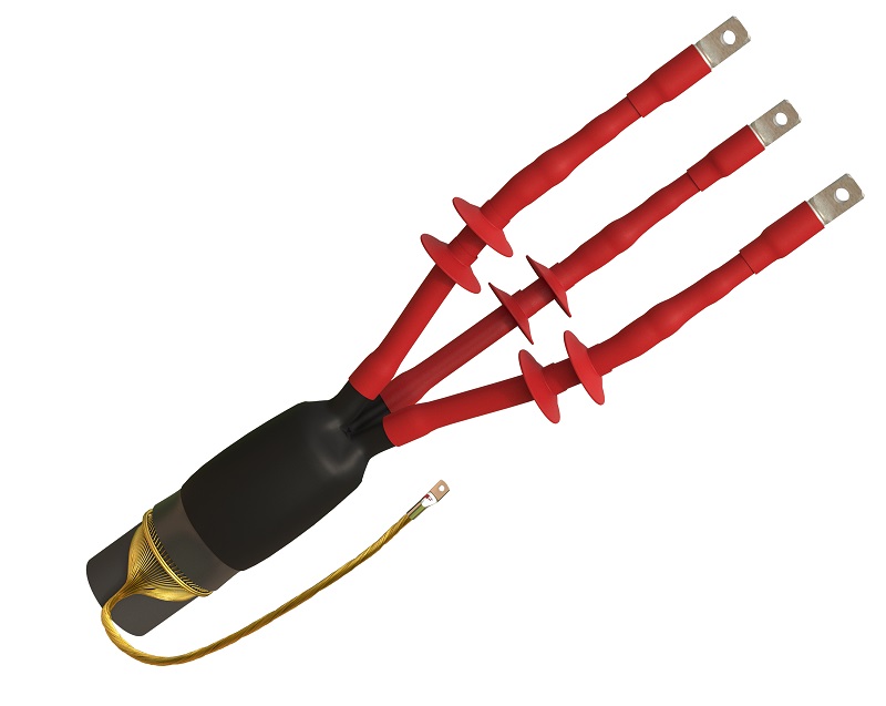 Муфта кабельная концевая до 10 кВ 3-х жильная ЗЭТАРУС 3 ПКНТпб-10 (35-50) с наконечниками (zeta21598) Клеммы, сжимы, разъемы