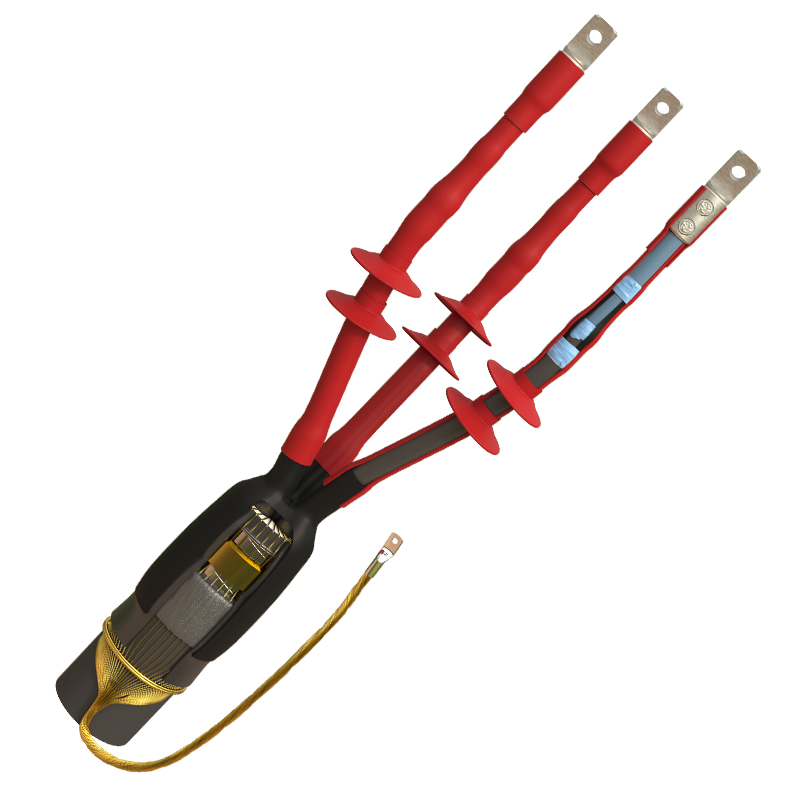Муфта кабельная концевая до 10 КВ ЗЭТАРУС 3 РКНТпб-10 (70-120) ЭПР с наконечниками (zeta20446) Клеммы, сжимы, разъемы
